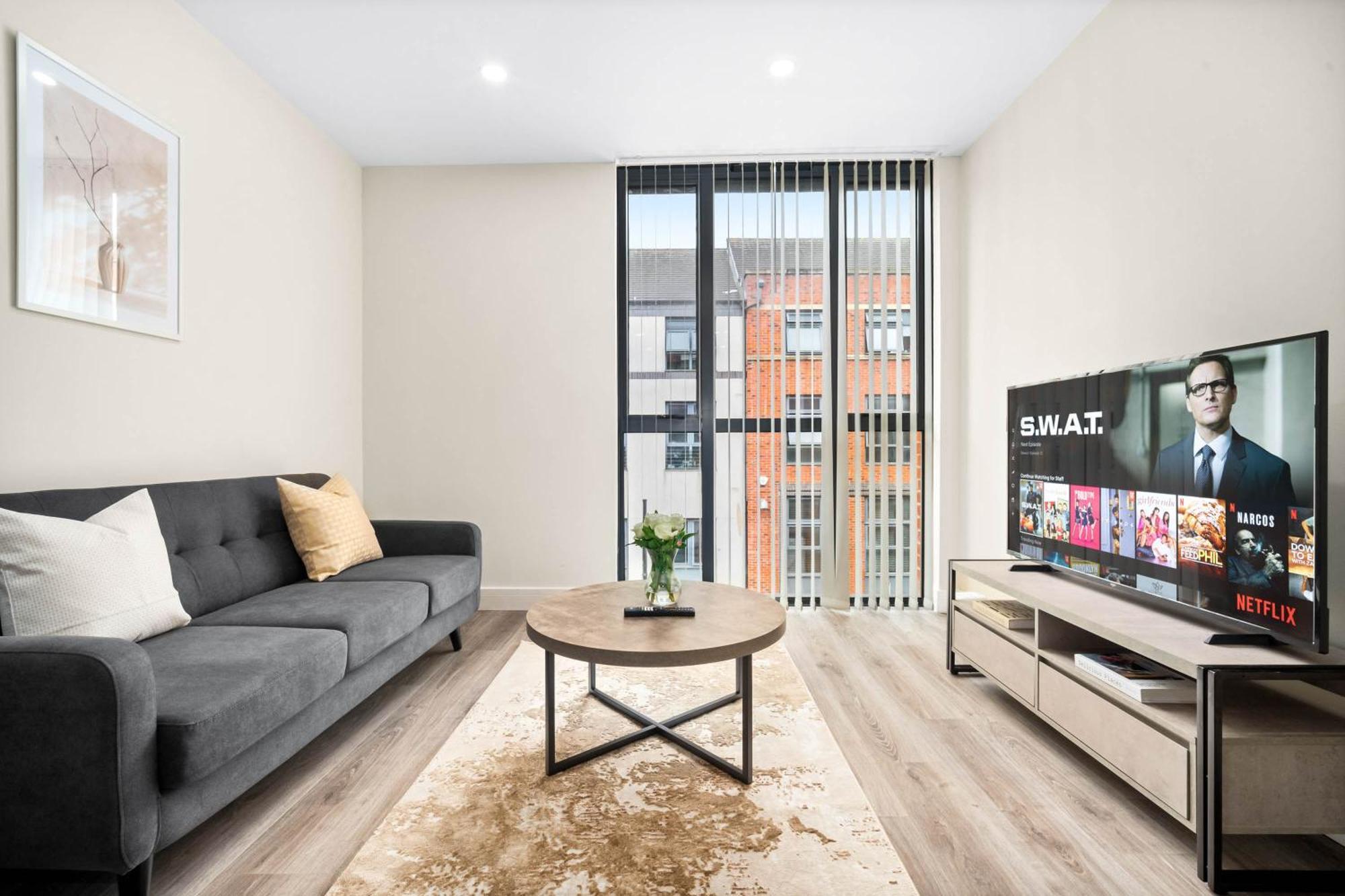 New Luxury Two Bedroom - Centre - Jq - Wifi - Netflix - 5ah * Birmingham